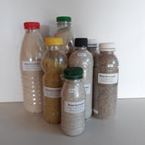 Räuchersand in Petflaschen