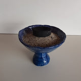 Kelch, blau glasiert Nr. 374