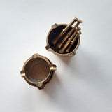 4 Messingmörser Nr. 84