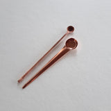 Räucherlöffel aus Kupfer 11 und 14 cm